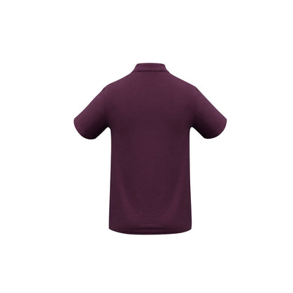 Biz Collection P400MS Crew Mens Polo Maroon