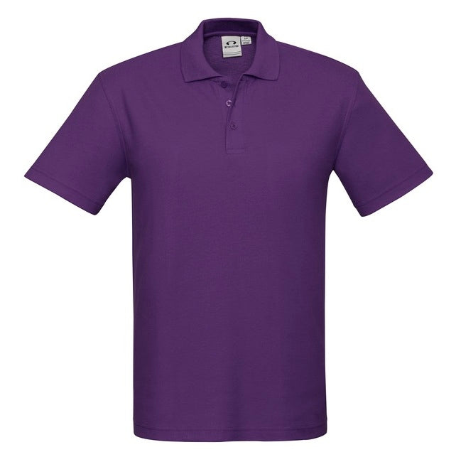 Biz Collection P400KS Crew Kids Polo - Purple - Alternative Front View
