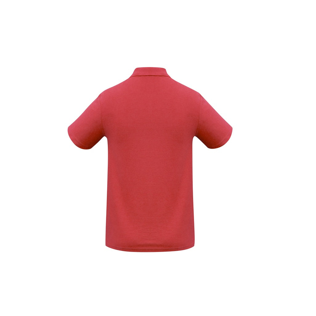 Biz Collection P400MS Crew Mens Polo Red