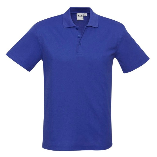 Biz Collection P400MS Crew Mens Polo - Royal - Alternative Front View