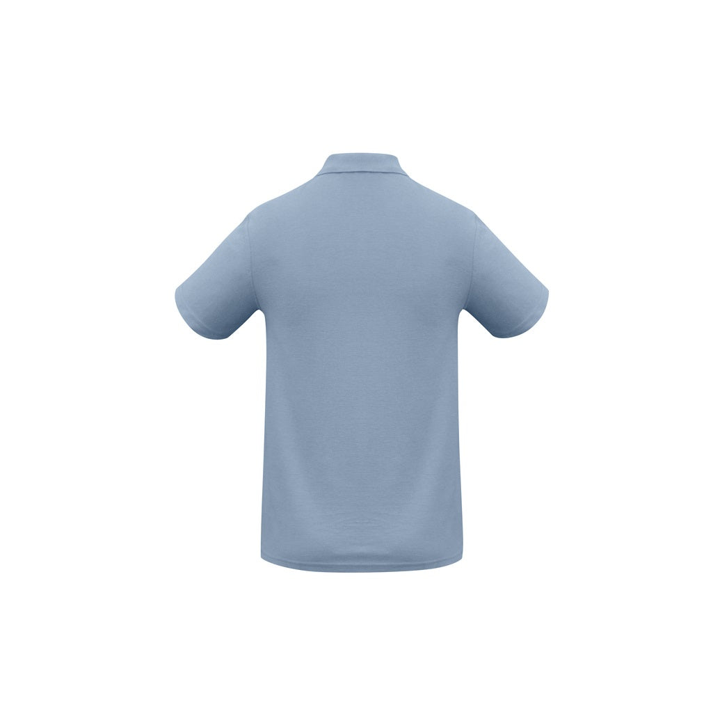 Biz Collection P400MS Crew Mens Polo Spring Blue