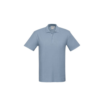 Biz Collection P400MS Crew Mens Polo Spring Blue