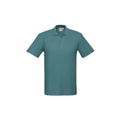 Biz Collection P400MS Crew Mens Polo Teal