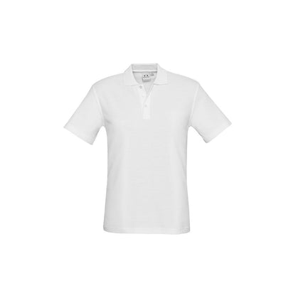 Biz Collection P400MS Crew Mens Polo White