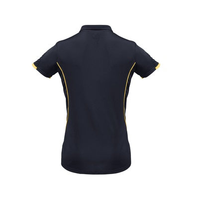 Biz Collection P405LS Razor Ladies Polo Navy/Gold