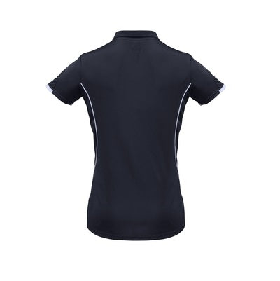 Biz Collection P405LS Razor Ladies Polo Navy/White