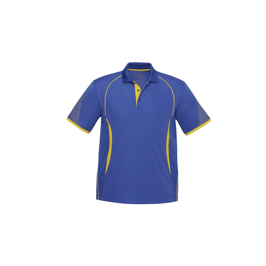 Biz Collection P405KS Razor Kids Polo - Royal/Gold - Alternative Front View
