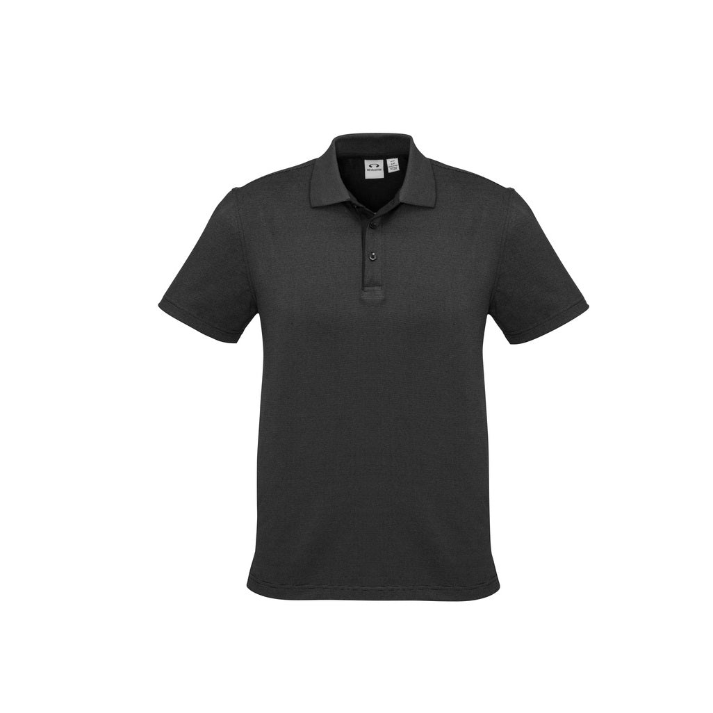 Biz Collection P501MS Mens Shadow Polo - Graphite/Black - Alternative Front View