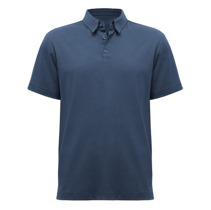 Mineral blue corporate Biz Collection P515MS Mens Lotus Short Sleeve Polo shirt