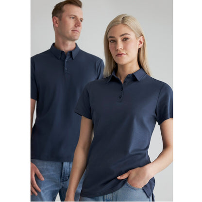 Biz Collection P515MS Mens Lotus Short Sleeve Polo