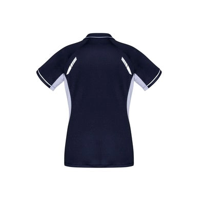 Biz Collection P700LS Ladies Renegade Polo Navy/White/Silver