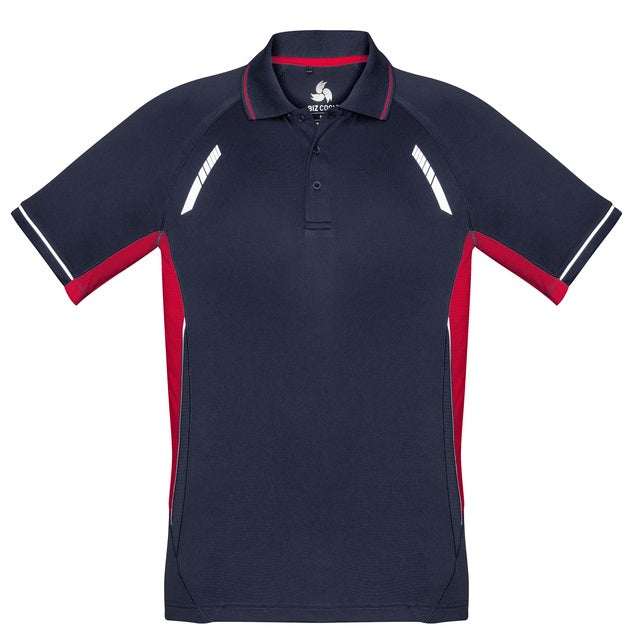 Biz Collection P700KS Kids Renegade Polo - Navy/Red - Alternative Front View