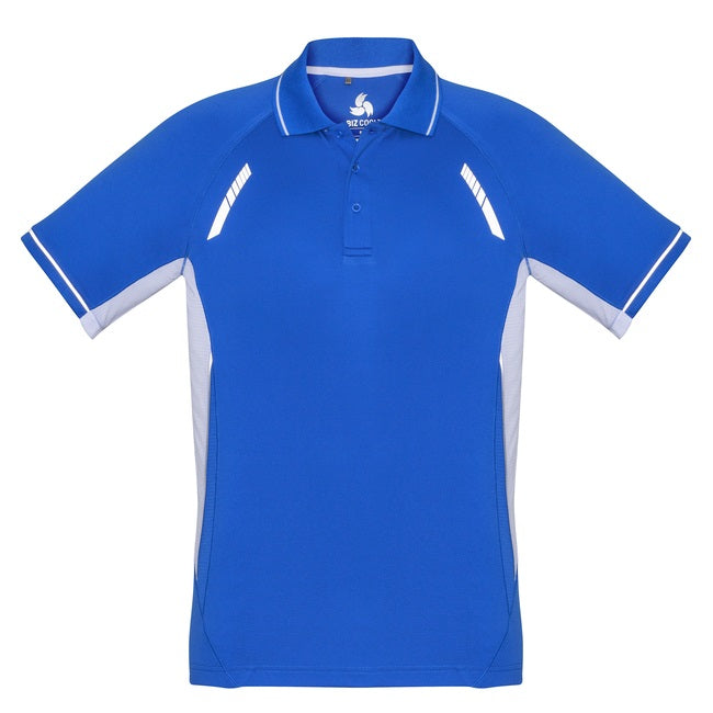 Biz Collection P700KS Kids Renegade Polo - Royal/White - Front View