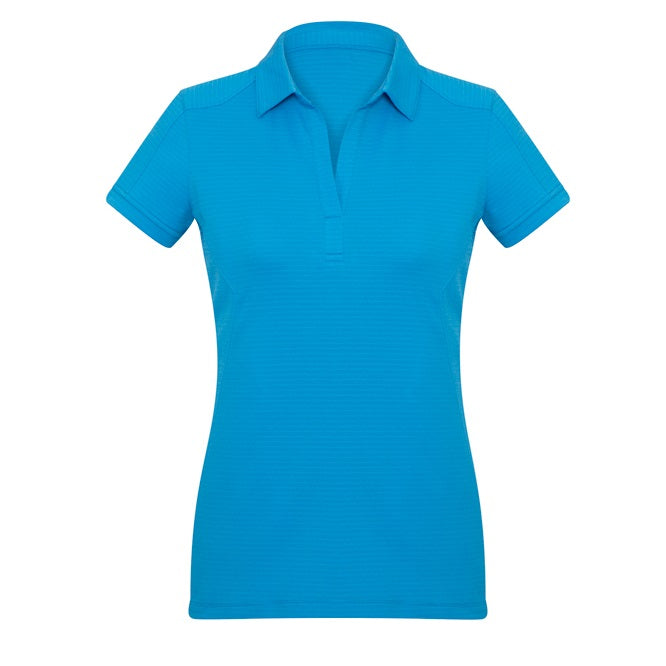 Biz Collection P706LS Profile Ladies Polo - Cyan - Alternative Front View
