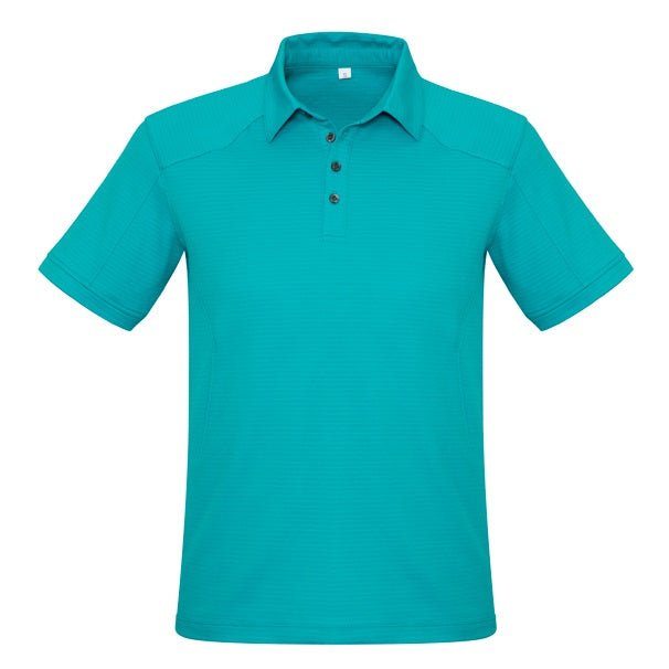 Biz Collection P706MS Profile Mens Polo - Teal - Front View