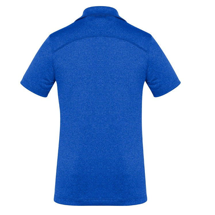 Biz Collection P815LS Ladies Aero Polo Electric blue colour - Back view