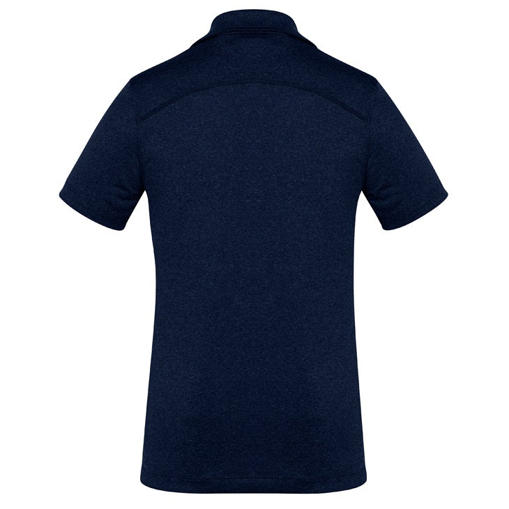 Biz Collection P815LS Ladies Aero Polo Navy colour - Back view