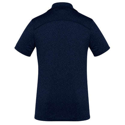 Biz Collection P815LS Ladies Aero Polo Navy colour - Back view