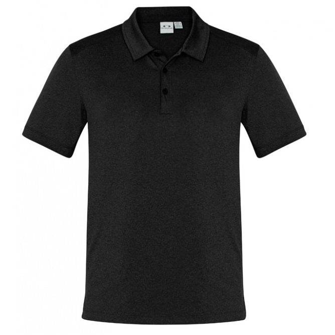 Biz Collection P815MS Mens Aero Polo - Black - Alternative Front View