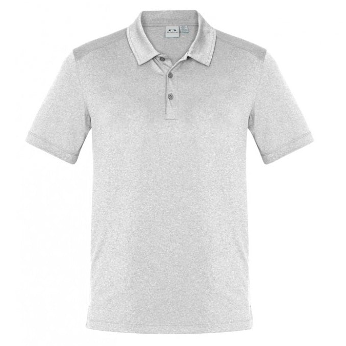 Biz Collection P815MS Mens Aero Polo - Silver - Alternative Front View