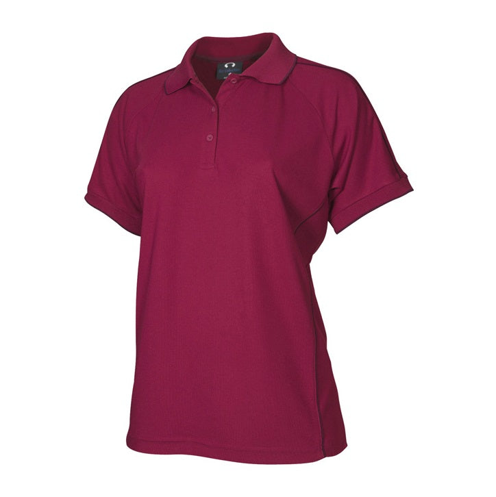 Biz Collection P9925 Ladies Resort Polo - Cherry/Maroon - Alternative Front View