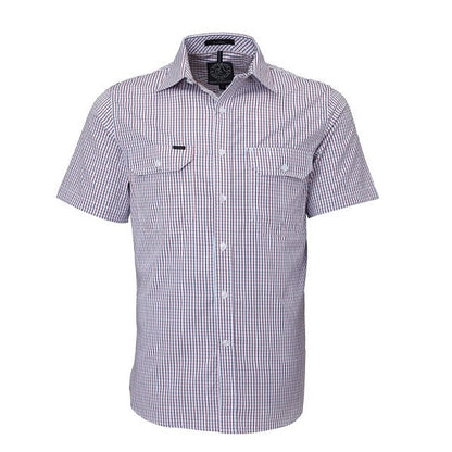 Pilbara RMPC011S Mens Front Flap Dual Pocket Classic Fit, S/S Shirt