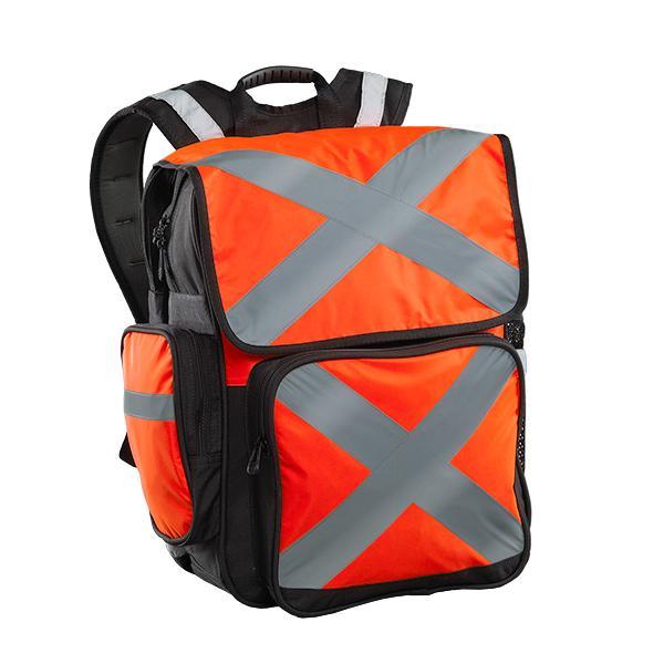 Caribee 11802 Pilbara 34L Safety Backpack Orange/Black - Orange/Black - Front Angle