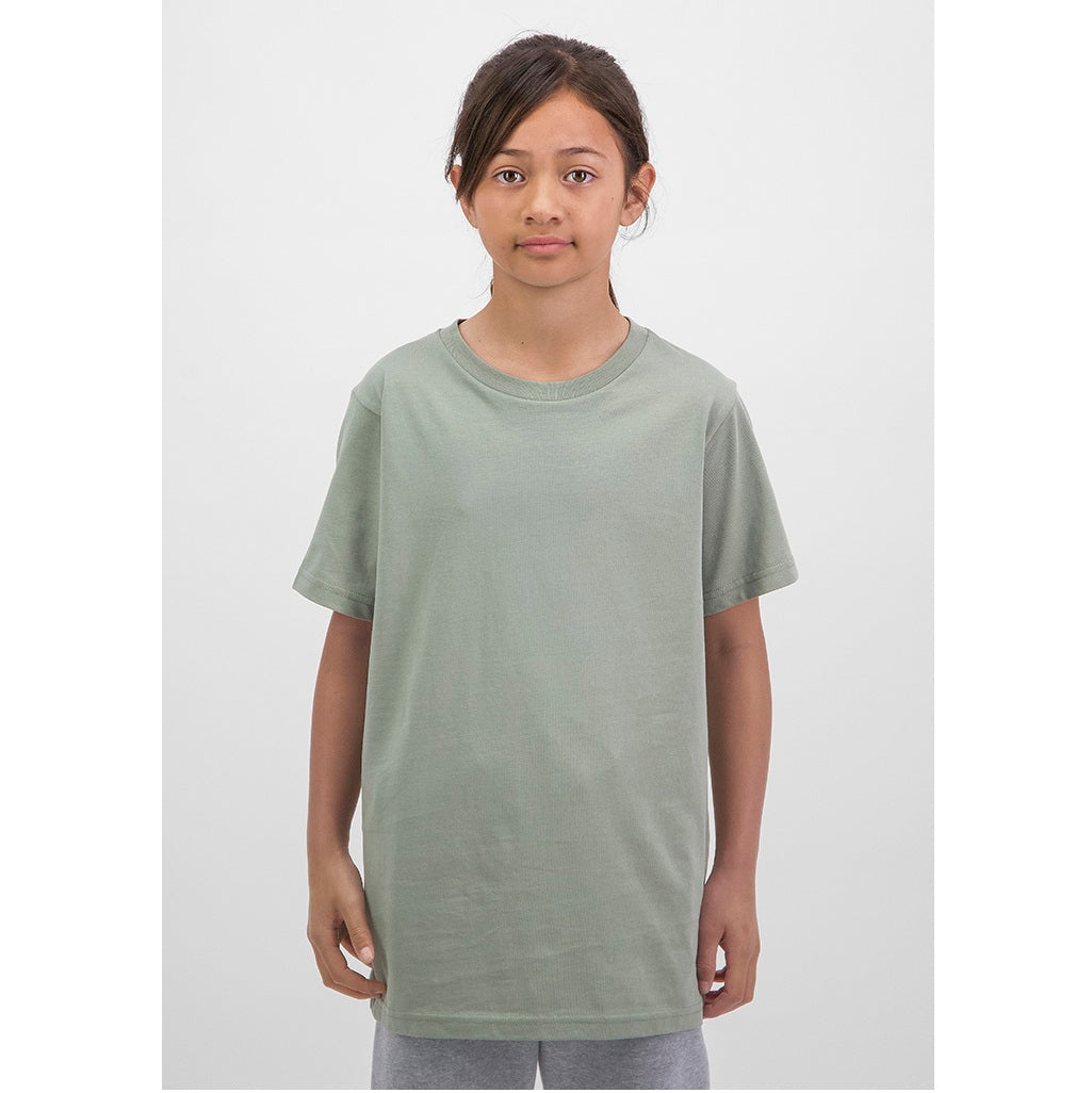 GOODMATES X1001K Kids Basis Short Sleeve Tee - Pistachio - Alternative Front View