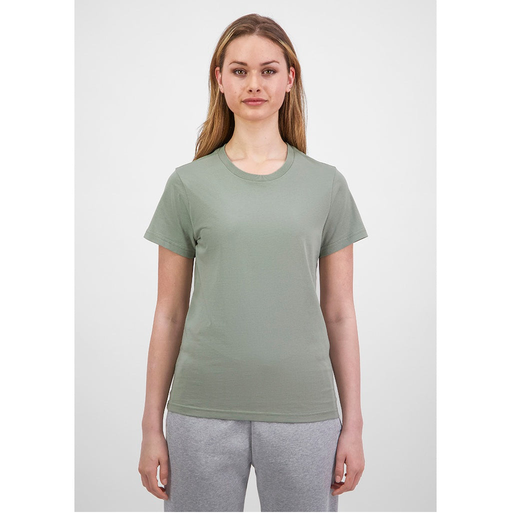 GOODMATES X1001W Womens Basis Short Sleeve Tee - Pistachio - Alternative Front View