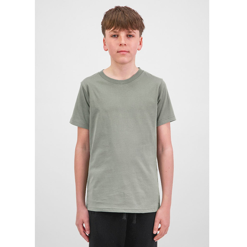 GOODMATES X1001Y Youth Basis Short Sleeve Tee - Pistachio - Alternative Front View