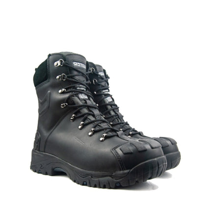 Black Waterproof thermal lining Gator GP2404 Polar Black Zip Side Freezer Safety Boots