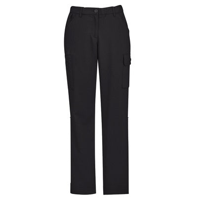 Inaura CL954LL Ladies Cargo Pants - Charcoal - Front View