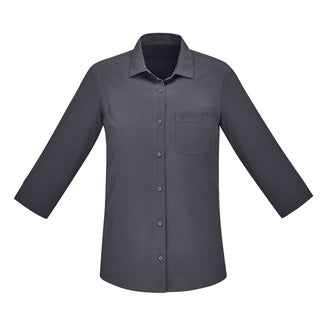 Biz Care CS951LT Womens Florence Plain 3/4 Sleeve Shirt