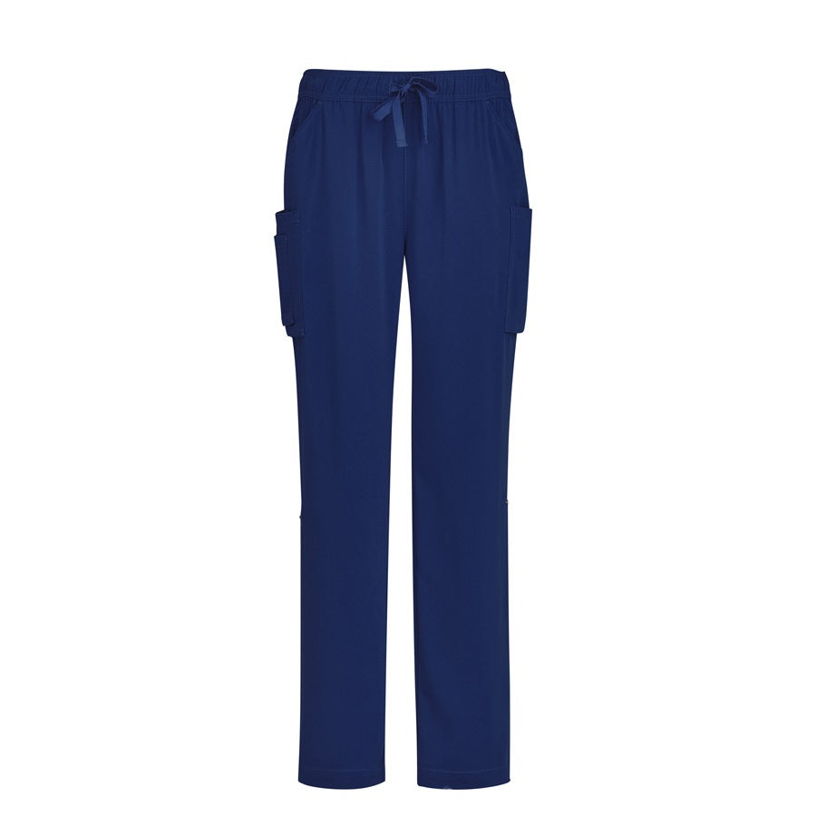 Inaura CSP944LL Ladies Straight Leg Scrub Pants - Navy - Front View