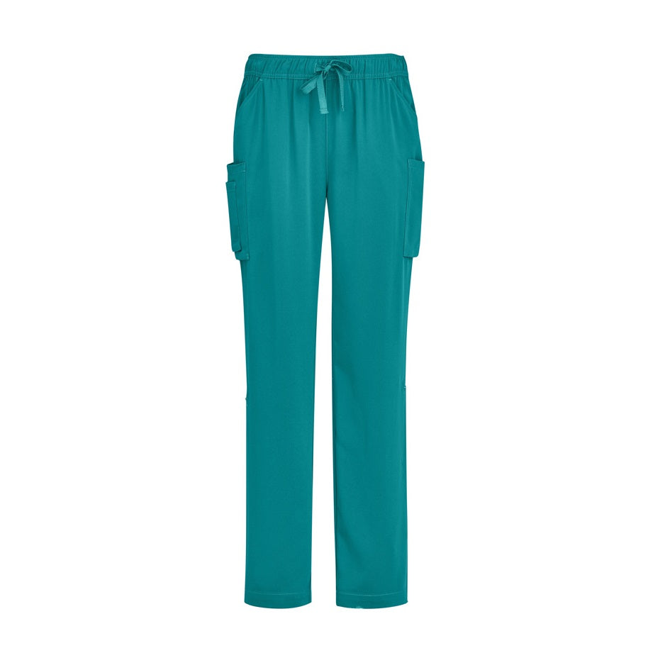 Inaura CSP944LL Ladies Straight Leg Scrub Pants - Teal - Front View