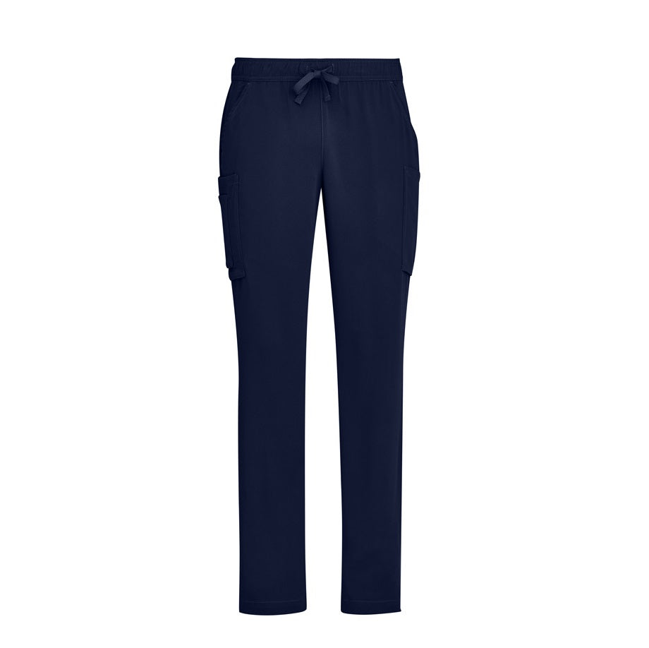 Inaura CSP946ML Mens Straight Leg Scrub Pants - Midnight Navy - Back View