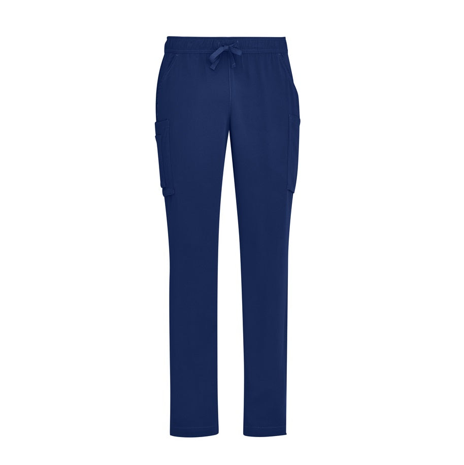 Inaura CSP946ML Mens Straight Leg Scrub Pants - Navy - Front View