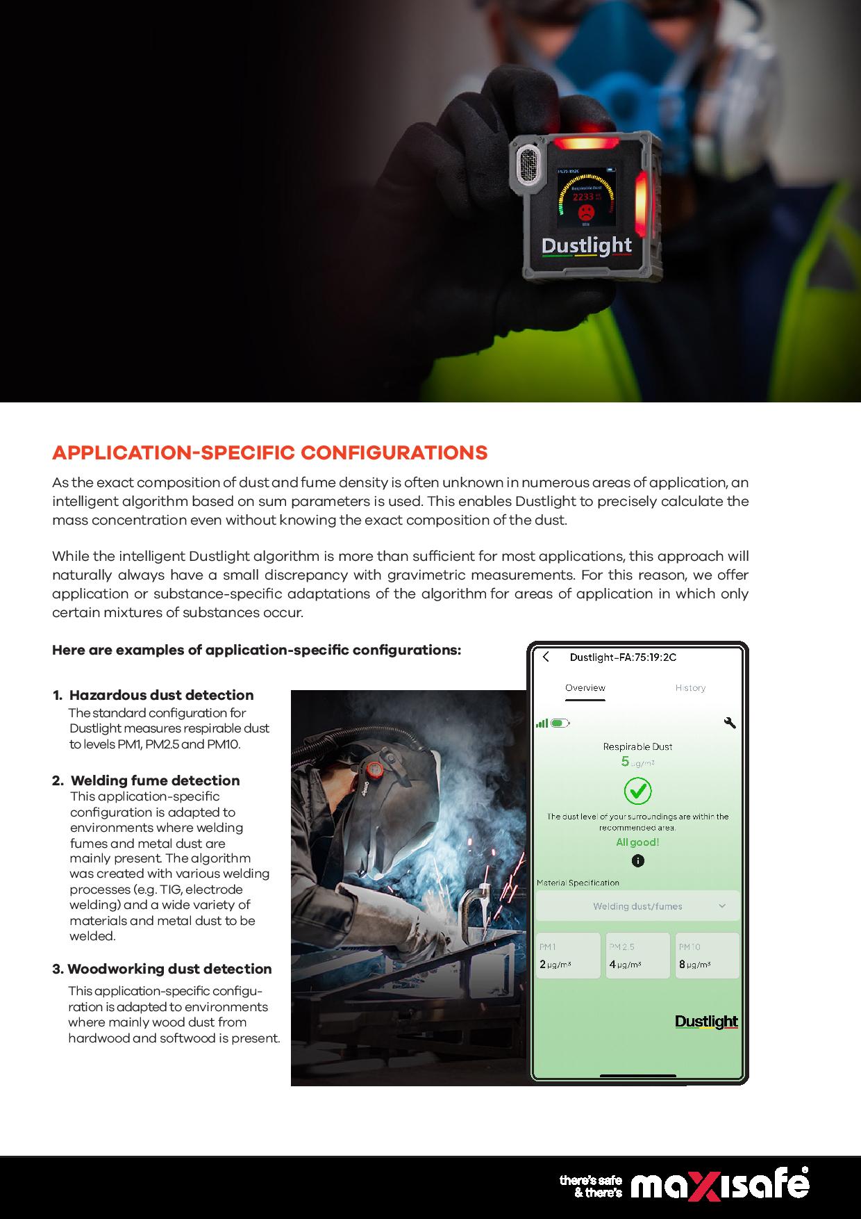 Maxisafe R23003.3 Dustlight Personal Dust Monitor