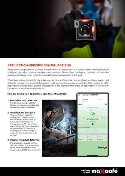 Maxisafe R23003.3 Dustlight Personal Dust Monitor