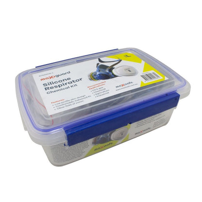 Maxisafe R7500CK Maxiguard Chemical Silicone Half Face Respirator Kit