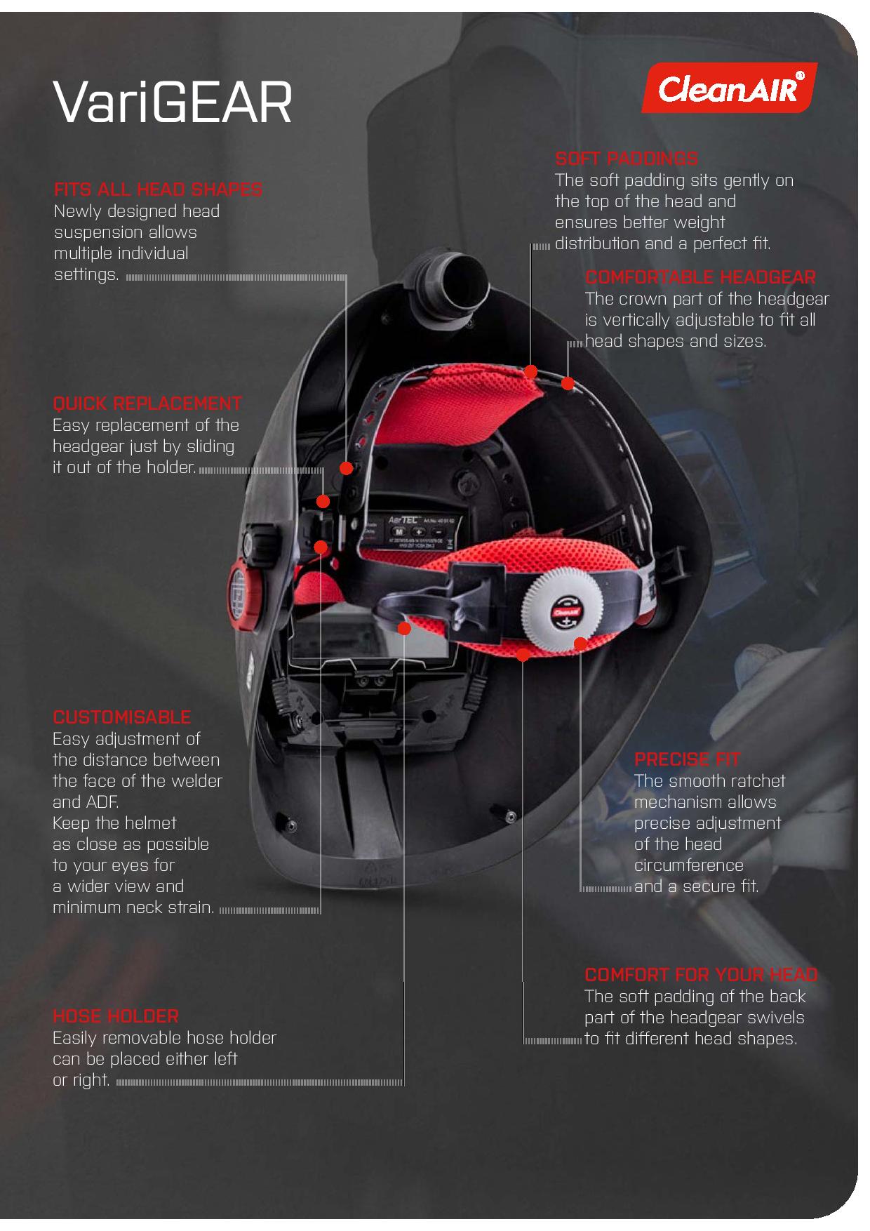 Maxisafe R813001 CleanAIR Verus Welding Helmet & Basic PAPR Kit