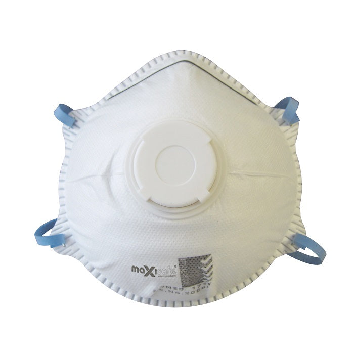 Maxisafe RES514 P2 Conical Respirator with Valve - 10 Pack - Mask Product View