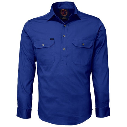 Ritemate RM100CF Closed Front L/Sleeve Shirt
