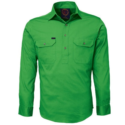 Ritemate RM100CF Closed Front L/Sleeve Shirt