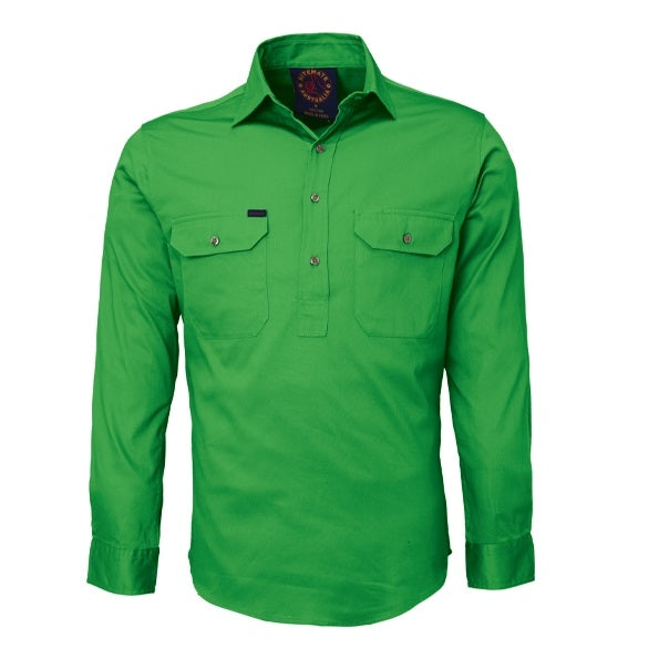 Ritemate RM100CF Closed Front L/Sleeve Shirt