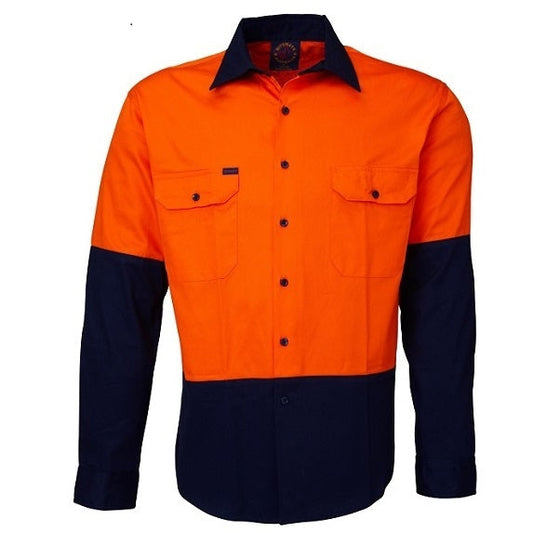 Ritemate RM1050 HiVis L/S Shirt