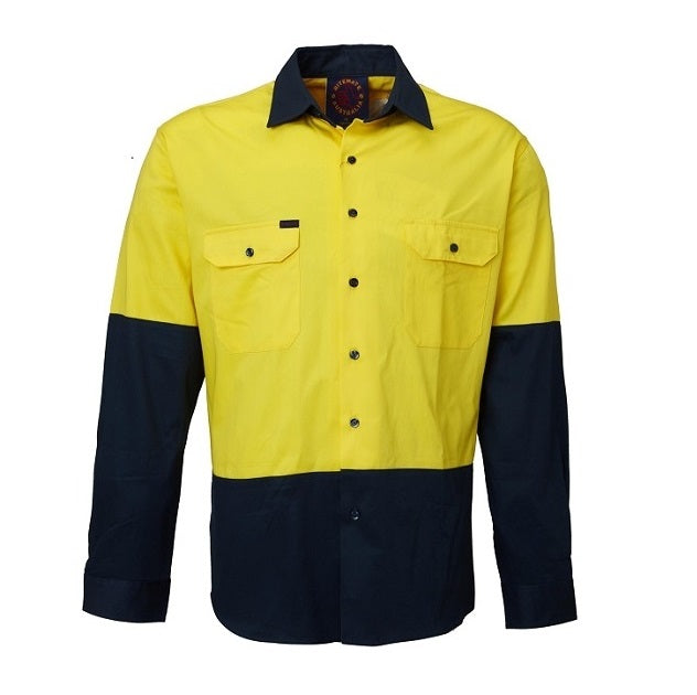 Ritemate RM1050 HiVis L/S Shirt