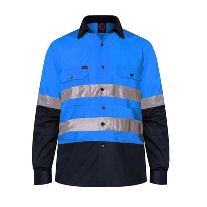 Ritemate RM1050R HiVis L/S Shirt
