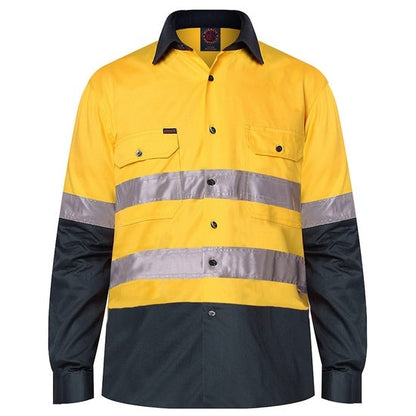 Ritemate RM1050R HiVis L/S Shirt