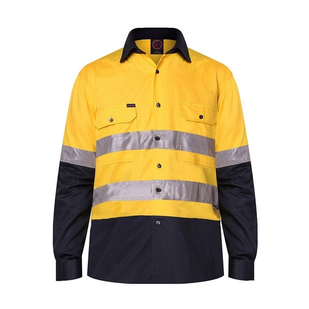 Ritemate RM1050R HiVis L/S Shirt